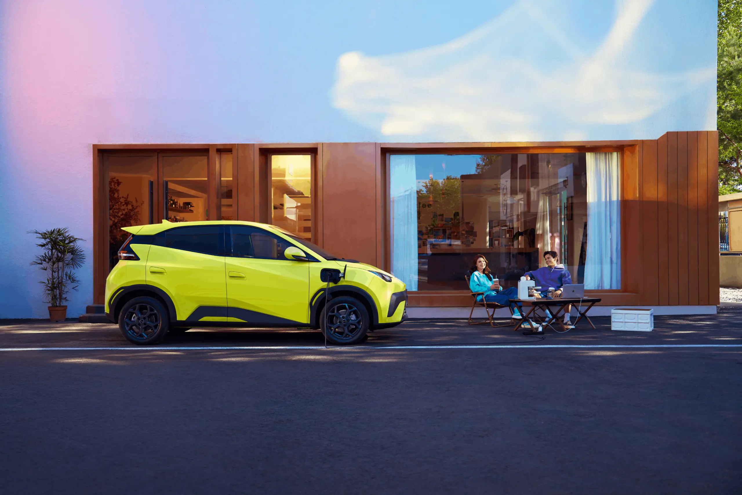 BYD Atto 1 Vehicle to Load Activity