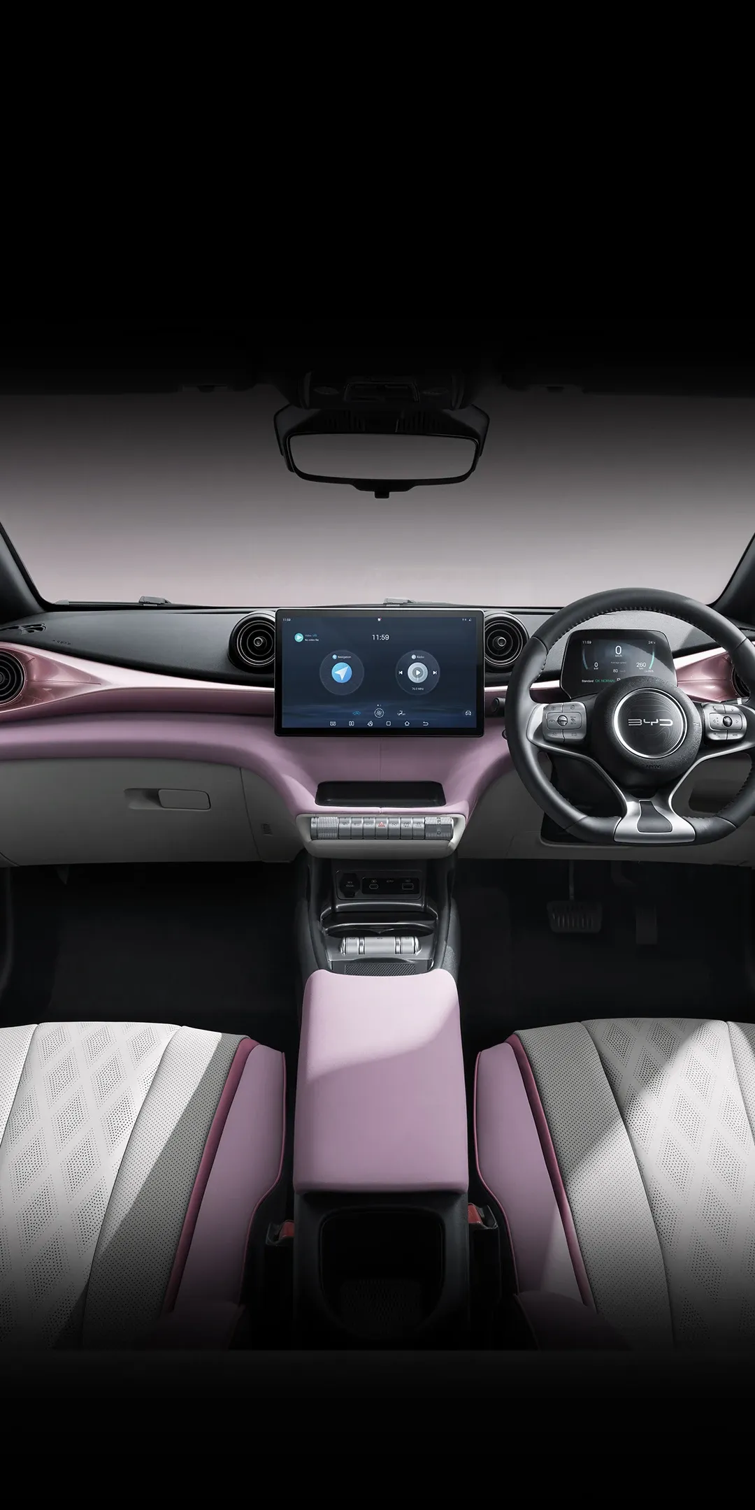 BYD Dolphin Floating Center Console